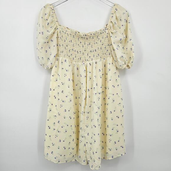 Glamorous Maternity Bloom Romper US 6‎ Yellow Motif - Picture 5 of 11